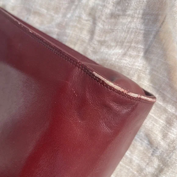 Must de Cartier Shoulder Bag Purse Crossbody Leather Authentic Vintage Clutch - Picture 11 of 15